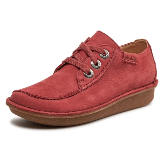 detail OBUV CLARKS FUNNY DREAM DUSTY ROSE NUBUCK